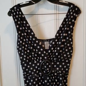 Polka dot vintage dress